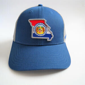 Missouri State Logo Low Profile Trucker Cap w/ Modified Flat Bill by Cap America